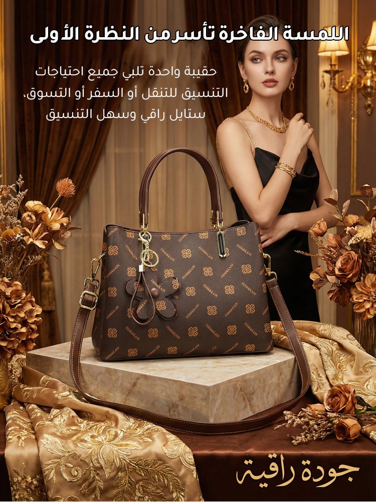 WB2578 | حقيبة كتف فاخرة راقية وكبيرة السعة من جلد طبيعي للنساء -v4 WB2578 | حقيبة كتف فاخرة راقية وكبيرة السعة من جلد طبيعي للنساء -v4