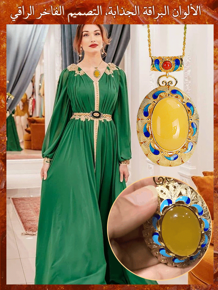 JL2479 | قلادة شمع العسل فرنسية راقية فاخرة -v4 JL2479 | قلادة شمع العسل فرنسية راقية فاخرة -v4