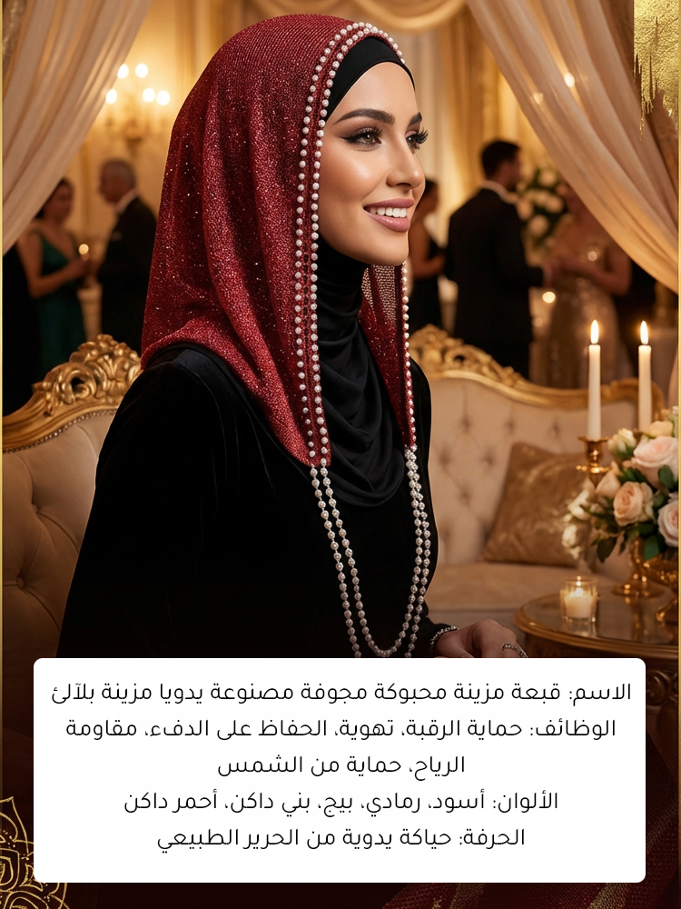 CL2484 | قبعة مزينة محبوكة مجوفة مصنوعة يدويا مزينة بلآلئ -v4 CL2484 | قبعة مزينة محبوكة مجوفة مصنوعة يدويا مزينة بلآلئ -v4
