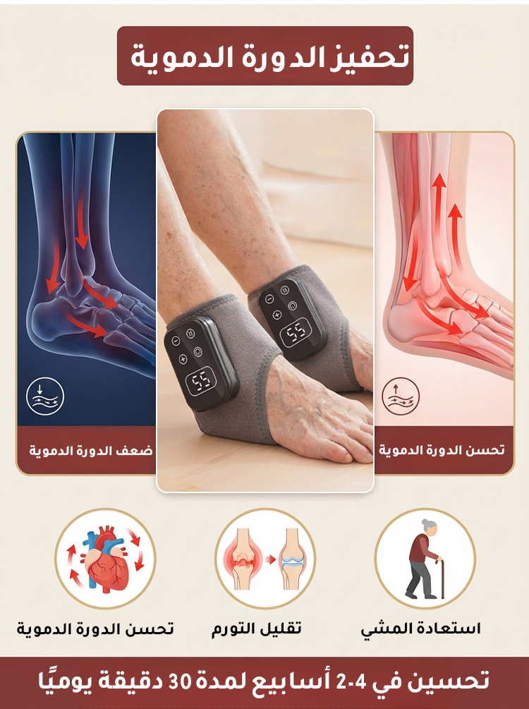 HM4505 | مدلك الكاحل الكهربائي مزود بشاشة عرض رقمية ووظيفة التسخين -v4 HM4505 | مدلك الكاحل الكهربائي مزود بشاشة عرض رقمية ووظيفة التسخين -v4