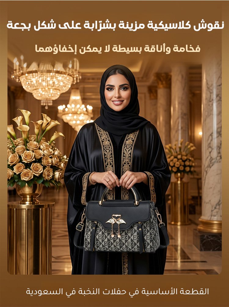 WB2592 | (حقيبة السهرة المميزة للنخبة)حقيبة بطبعة أنيقة مزينة بإكسسوار بجعة بتصميم راقٍ وشرّابات -v4 WB2592 | (حقيبة السهرة المميزة للنخبة)حقيبة بطبعة أنيقة مزينة بإكسسوار بجعة بتصميم راقٍ وشرّابات -v4