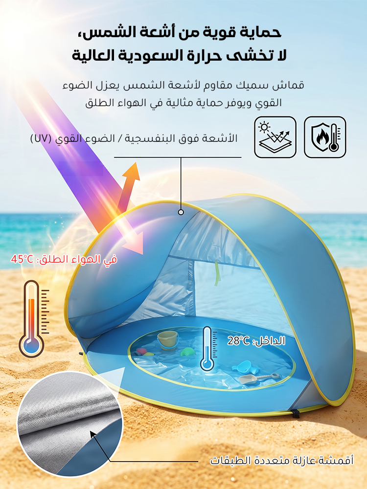 WJ2589 | خيمة مسبح أطفال واقية من الشمس للألعاب الخارجية -v4 WJ2589 | خيمة مسبح أطفال واقية من الشمس للألعاب الخارجية -v4