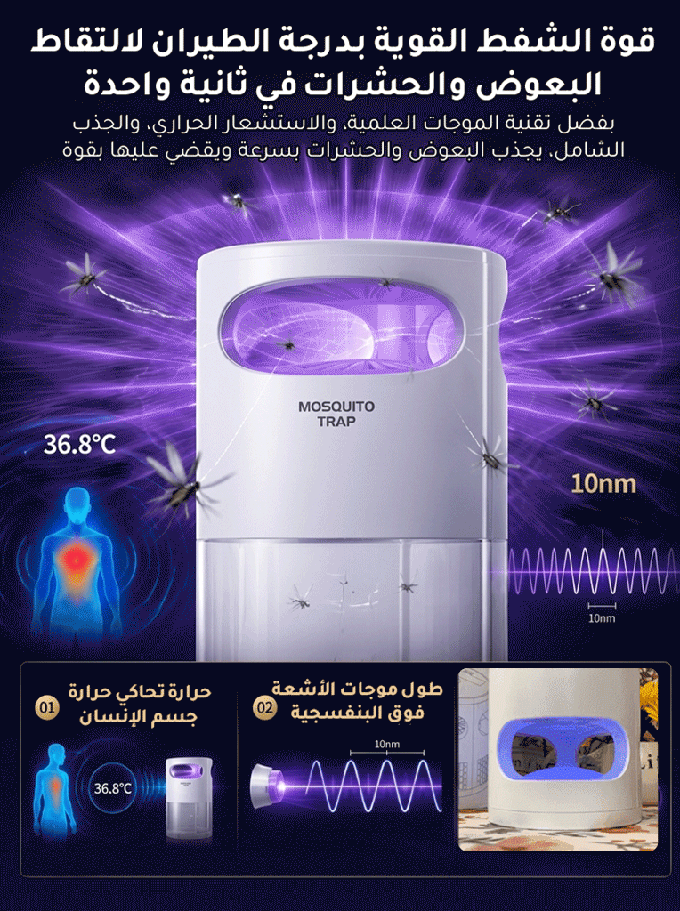 HM2443H | جهاز منزلي ومطاعم لطرد وقتل البعوض والذباب -v4 HM2443H | جهاز منزلي ومطاعم لطرد وقتل البعوض والذباب -v4