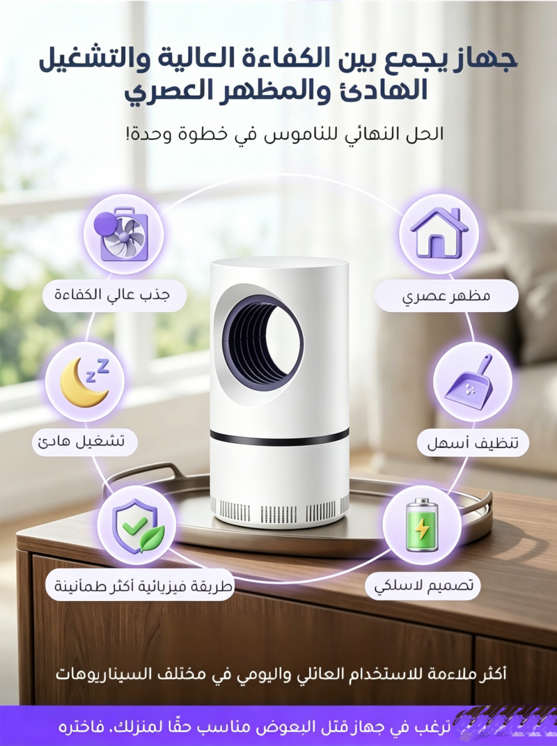 HM2443I | جهاز منزلي ومطاعم لطرد وقتل البعوض والذباب -v4