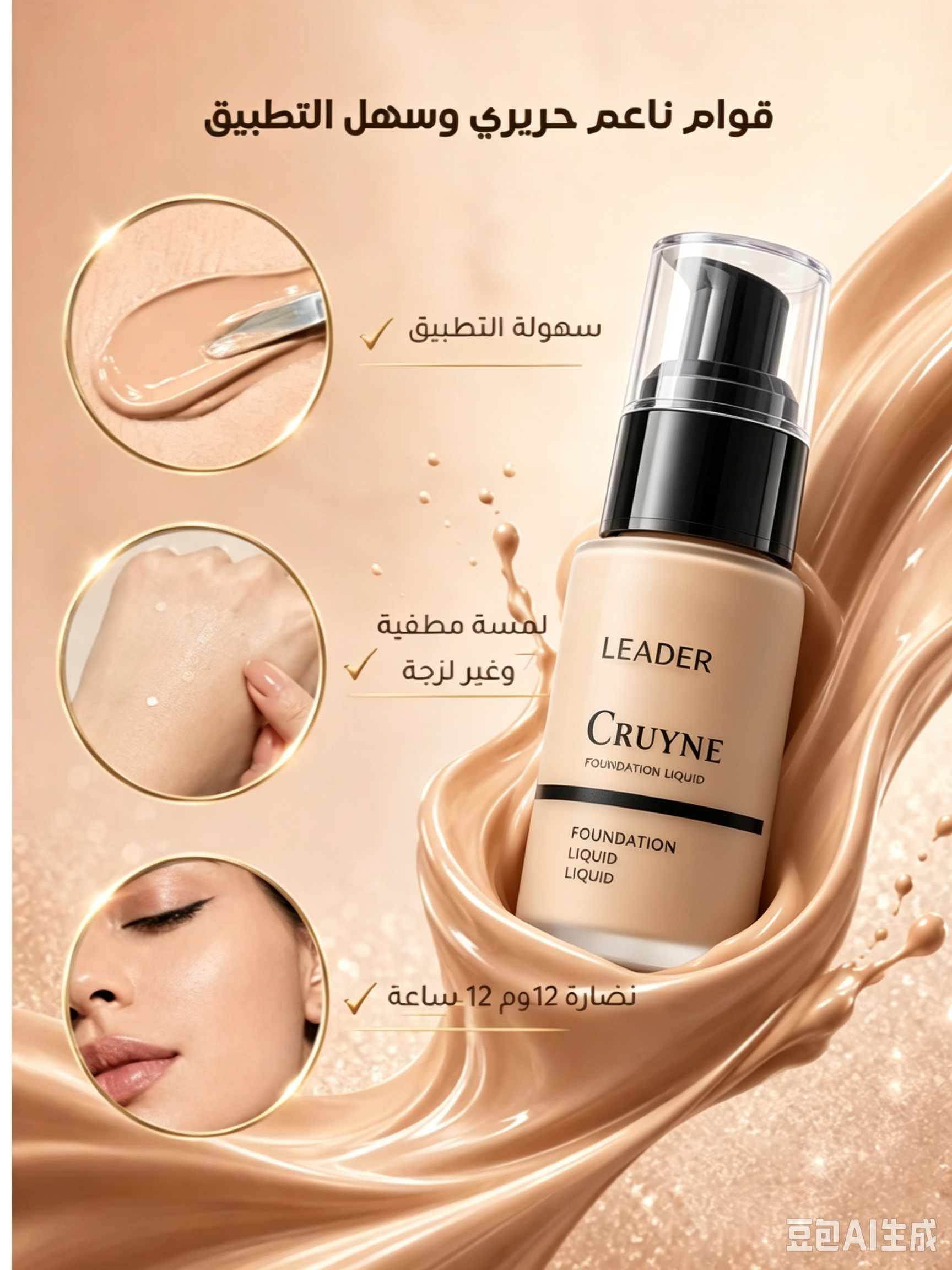 CCS38R | (يعادل تأثير تجميل من الدرجة العاشرة) كريم أساس طويل الأمد لإخفاء العيوب -v4