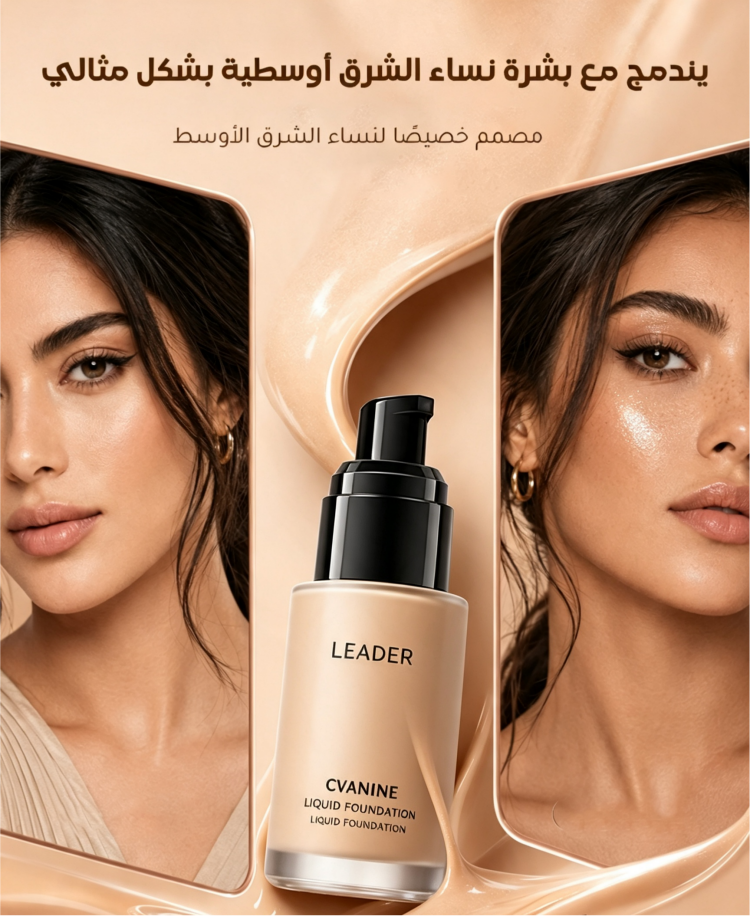 CCS38L| لمسة نهائية تدوم طويلاً، تخلق مظهرًا طبيعيًا غير لامع، وتغطية عالية لإخفاء العيوب بشكل فعال - كريم أساس سائل يدوم طويلاً وخالٍ من العيوب. -v4 CCS38L| لمسة نهائية تدوم طويلاً، تخلق مظهرًا طبيعيًا غير لامع، وتغطية عالية لإخفاء العيوب بشكل فعال - كريم أساس سائل يدوم طويلاً وخالٍ من العيوب. -v4