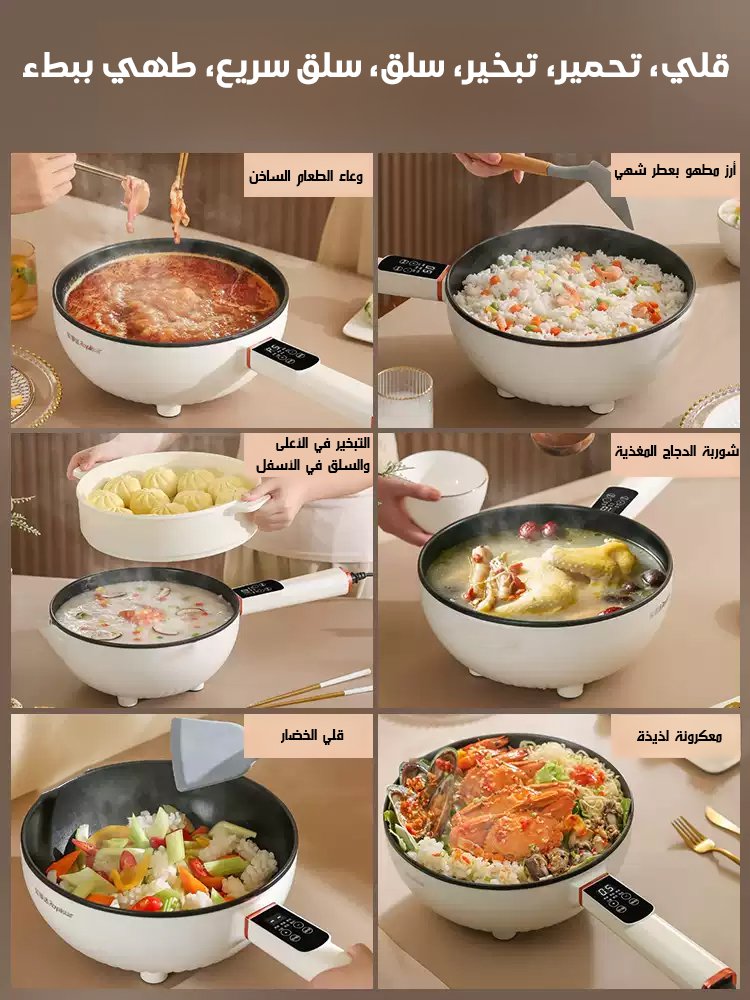 HM3976A | مقلاة كهربائية ذكية متعددة الوظائف مقلاة كهربائية -v4