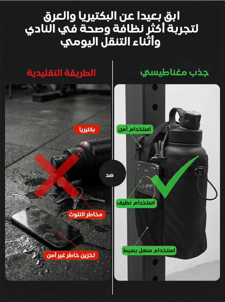 BA2493 | حقيبة رياضية تكتيكية مغناطيسية (معتمدة رسيما من CrossFit) -v4 BA2493 | حقيبة رياضية تكتيكية مغناطيسية (معتمدة رسيما من CrossFit) -v4