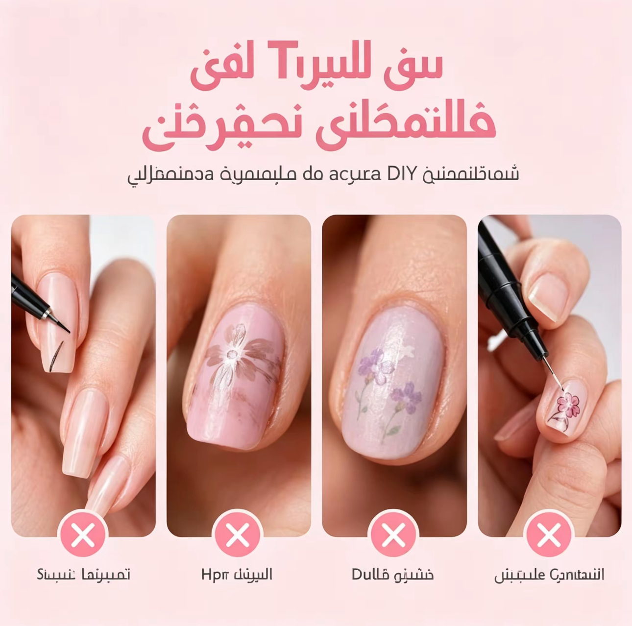 BE3171 | ٢٤ لونًا من أقلام تزيين الأظافر ذات الطرفين - مجموعة رسم مانيكير يمكنكِ صنعها بنفسكِ -v4 BE3171 | ٢٤ لونًا من أقلام تزيين الأظافر ذات الطرفين - مجموعة رسم مانيكير يمكنكِ صنعها بنفسكِ -v4