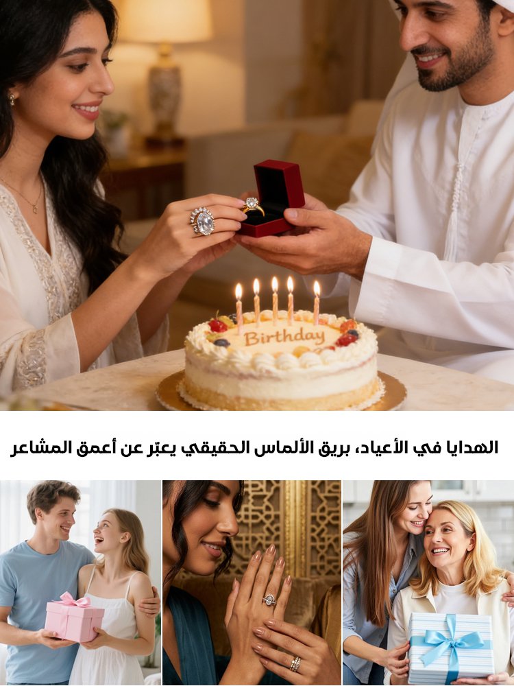 JL2664 | خاتم نسائي مرصع بالألماس بتصميم زهرة عباد الشمس -v5