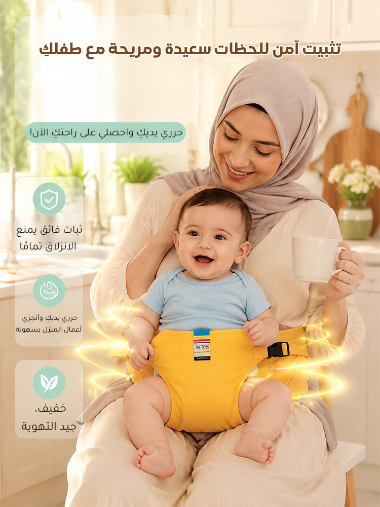 HM4592 | حزام أمان محمول للأطفال مخصص لكراسي الطعام 【ضروري للخروج والسفر】 -v4