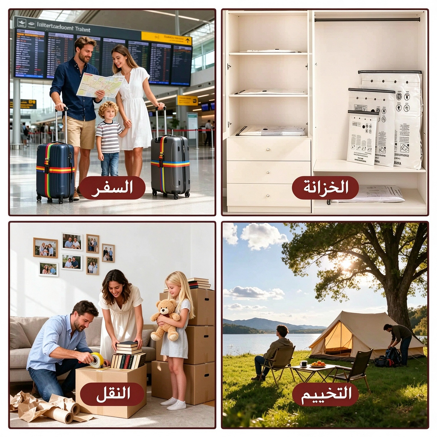 HM4600 | أكياس ضغط قابلة لإعادة الشحن للسفر، عبوة من 15 كيسًا -V4 HM4600 | أكياس ضغط قابلة لإعادة الشحن للسفر، عبوة من 15 كيسًا -V4