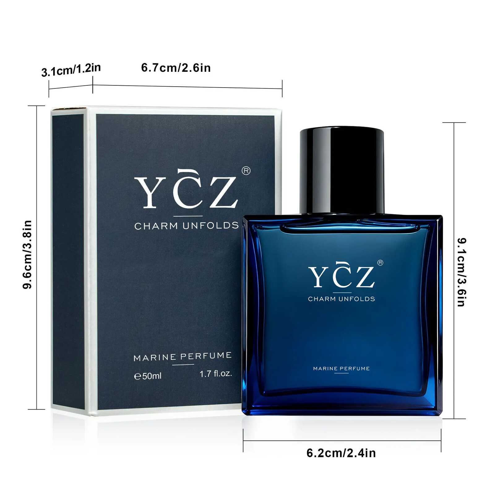 BE28KC | عطر ميدنايت مارين أو دو بارفان - عطر رجالي يدوم طويلاً -v4