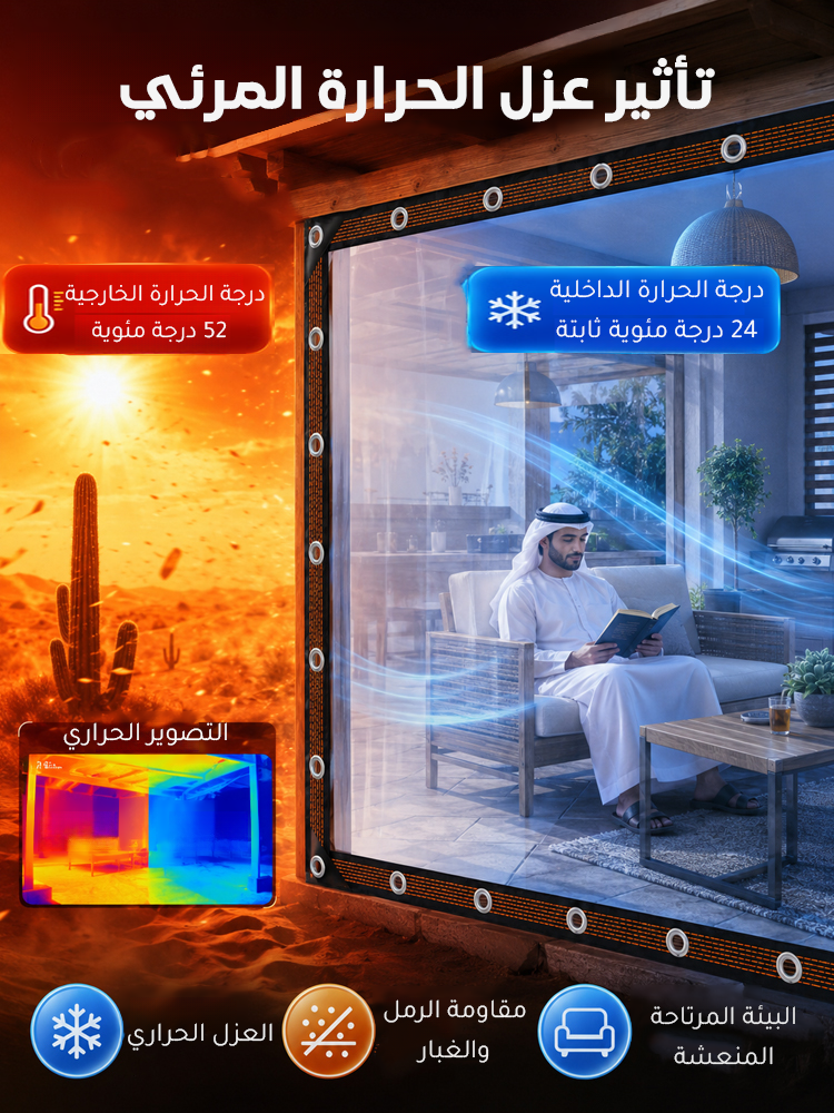 HM4552 | ستارة شفافة بانورامية مقاومة للرياح والغبار -v4