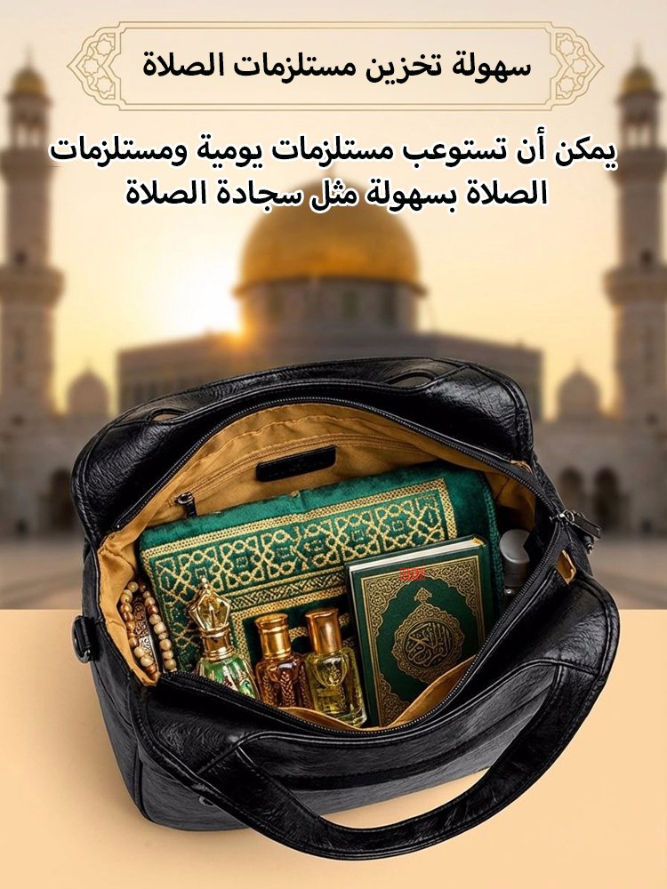 WB2597 | حقيبة كتف كبيرة السعة بستايل راقي بسيط -v4