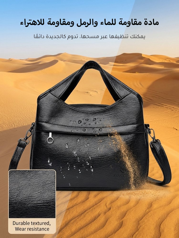 WB2597 | حقيبة كتف كبيرة السعة بستايل راقي بسيط -v4