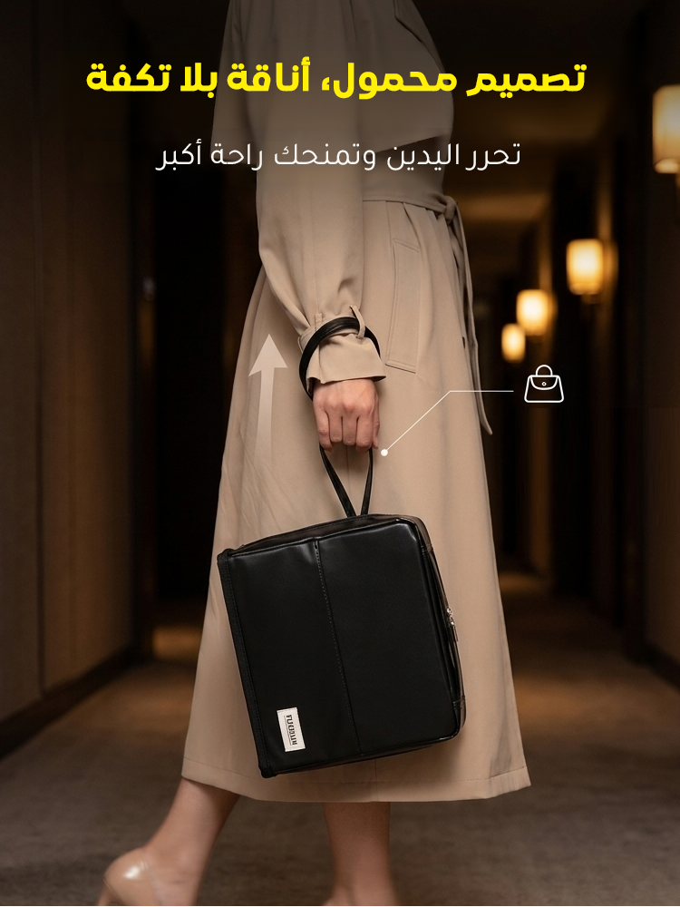 BA2496 | حقيبة مستحضرات تجميل قائمة محمولة بفتحة كبيرة -v4
