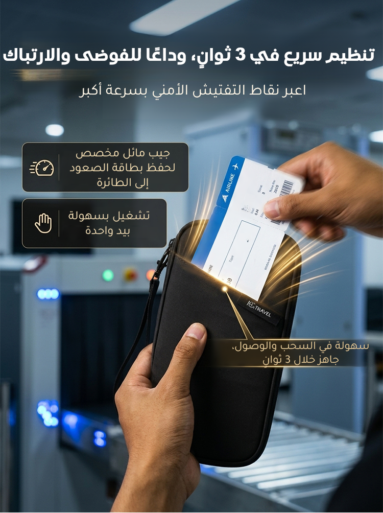 BA2497 | حافظة الوثائق والبطاقات من قماش أكسفورد السميك -v4