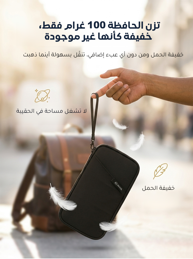 BA2497 | حافظة الوثائق والبطاقات من قماش أكسفورد السميك -v4